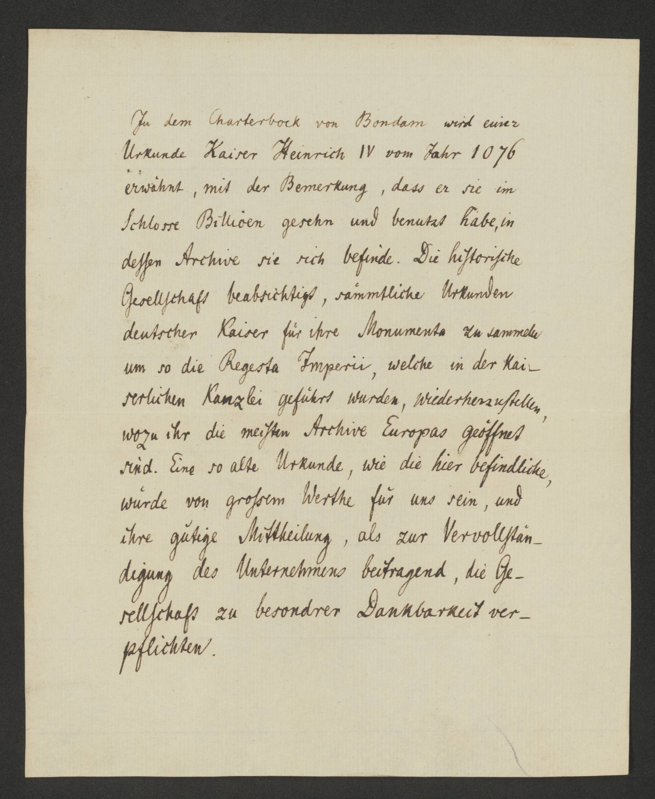 Foto van een 19e-eeuwse brief