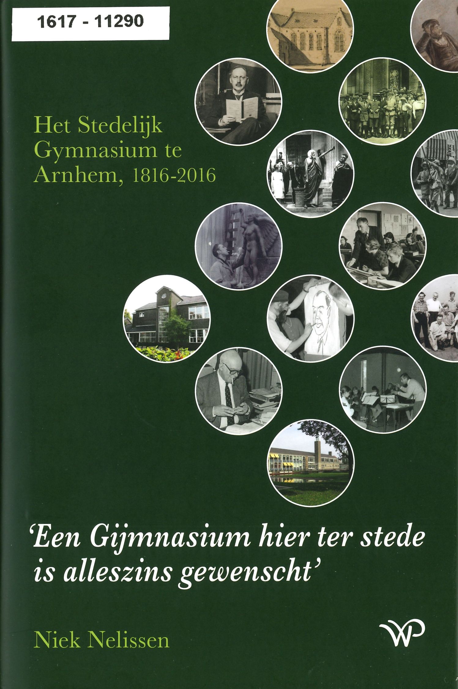 Omslag van het boek over het Stedelijk Gymnasium in Arnhem