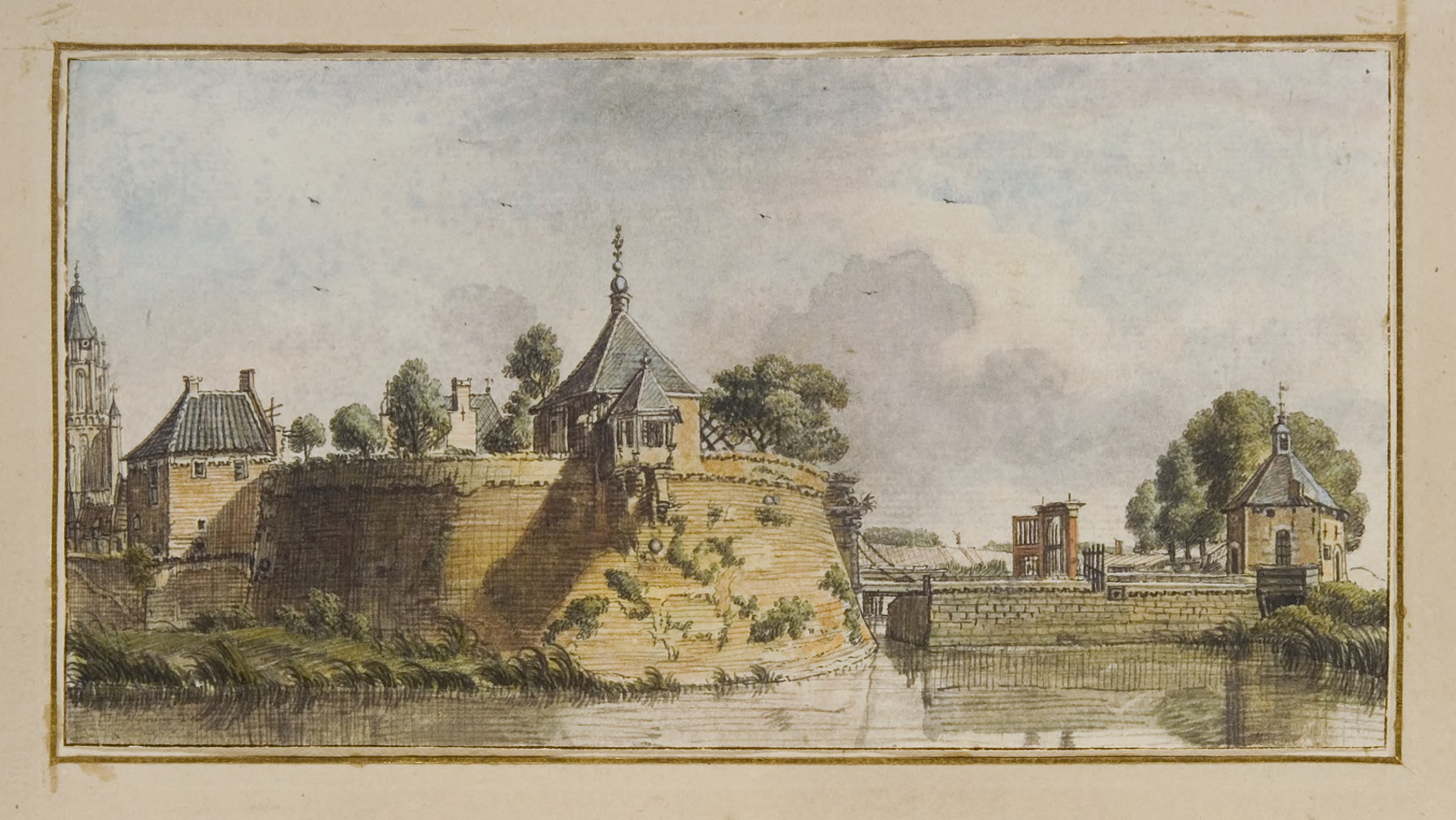 Het rondeel bij de sabelspoort in Arnhem, 1742 